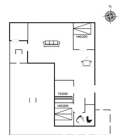 Nikodina - 200m From The Sea In Nw Jutland By Interhome Holiday home Saltum